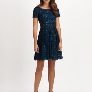 Elie Tahari Glenda Floral Lace Dress-Size 6